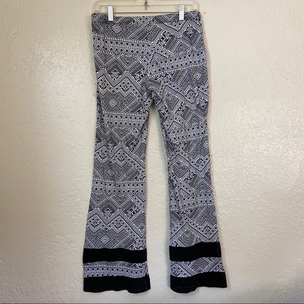 Element | Aztec Pattern Mesh Detail Wide Leg Pants - image 5